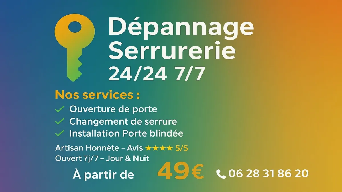 Serrurier Châteauneuf-les-martigues pas cher pour dépannage serrurerie rapide