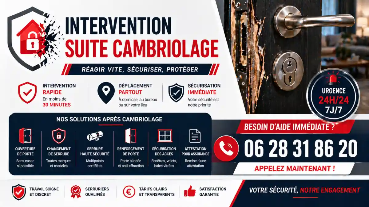 Réparation après effraction à Saint-pierre-de-mézoargues urgent