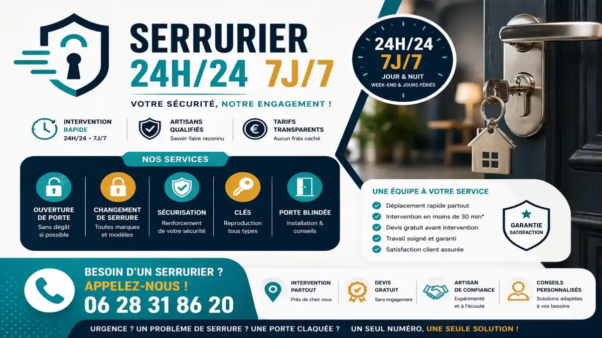 Serrurerie à Géménos dépannage et installation