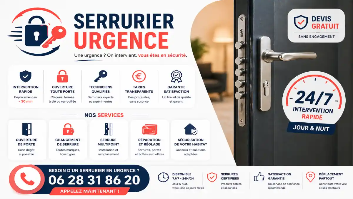 Serrurier urgence à Châteauneuf-les-martigues dépannage installation